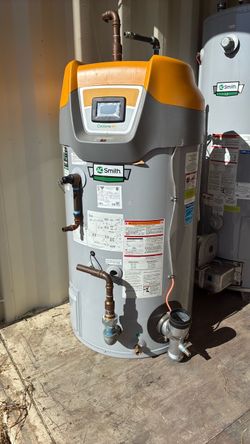 Commercial 60 gallon water heater