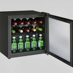 Insignia Wine And Beer Cooler Mini Fridge