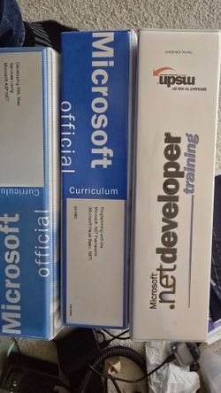 Microsoft .NET class materials.