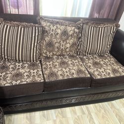 Sofa and love seat