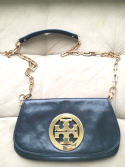 Authentic Tory Burch Logo Clutch