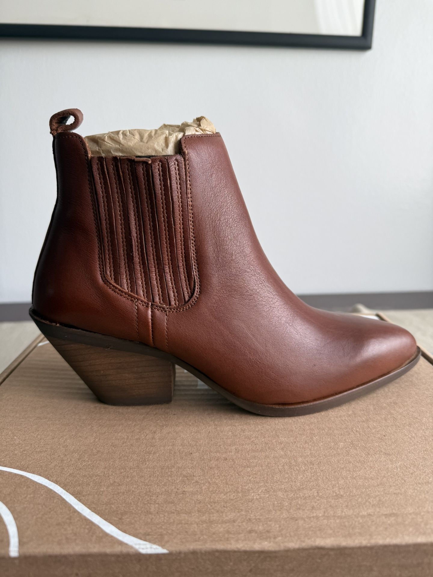 Leather Western Boots
