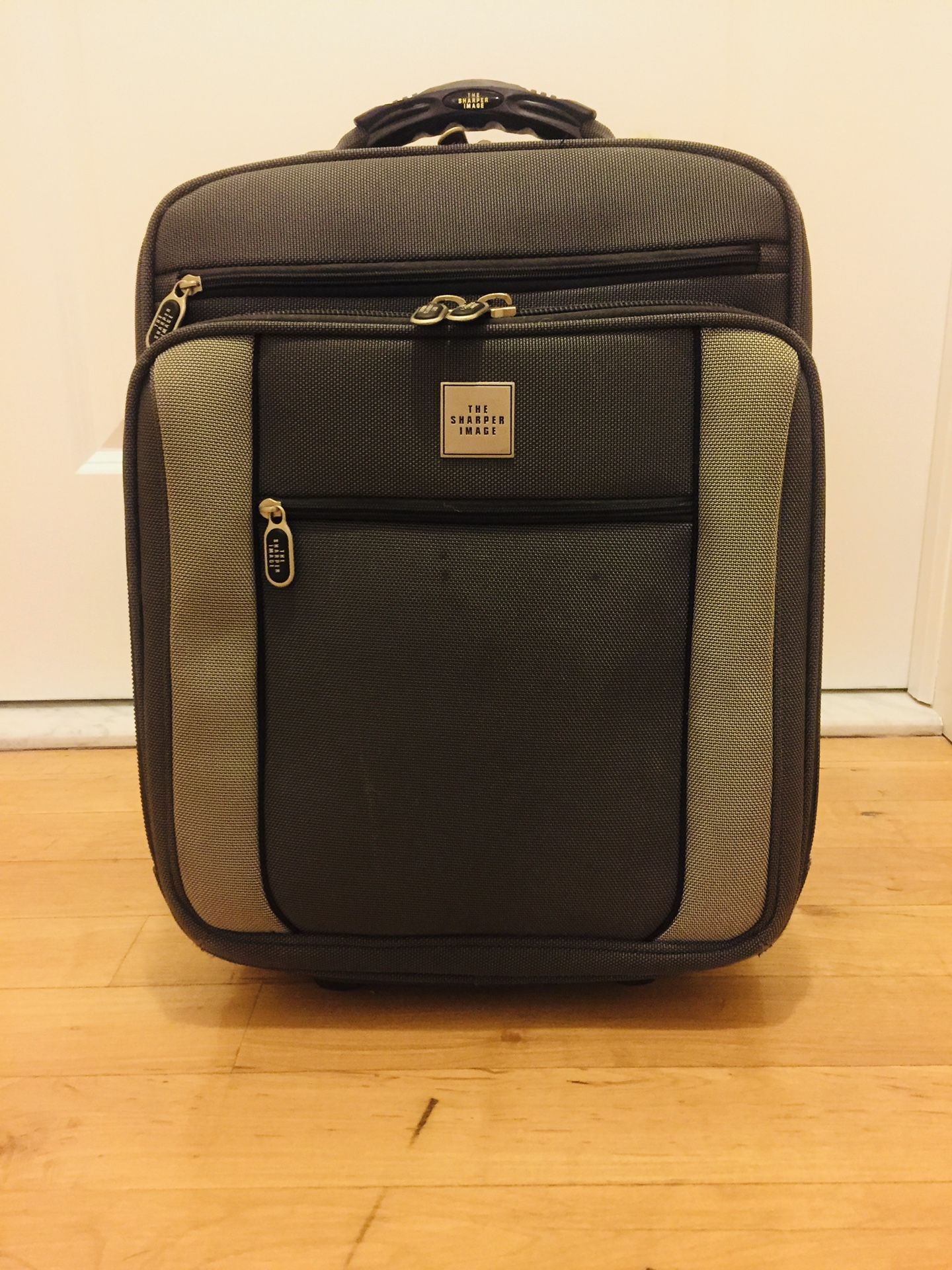 Travel luggage. Very durable. You can put lots of stuff in it and it still fits in a carry-on luggage compartment in an airplane. Barely used. Like n