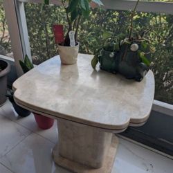marble end table