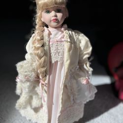 Porcelain Doll Victorian Brass Key Collection 