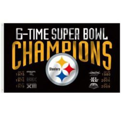 Steelers Championship Flag