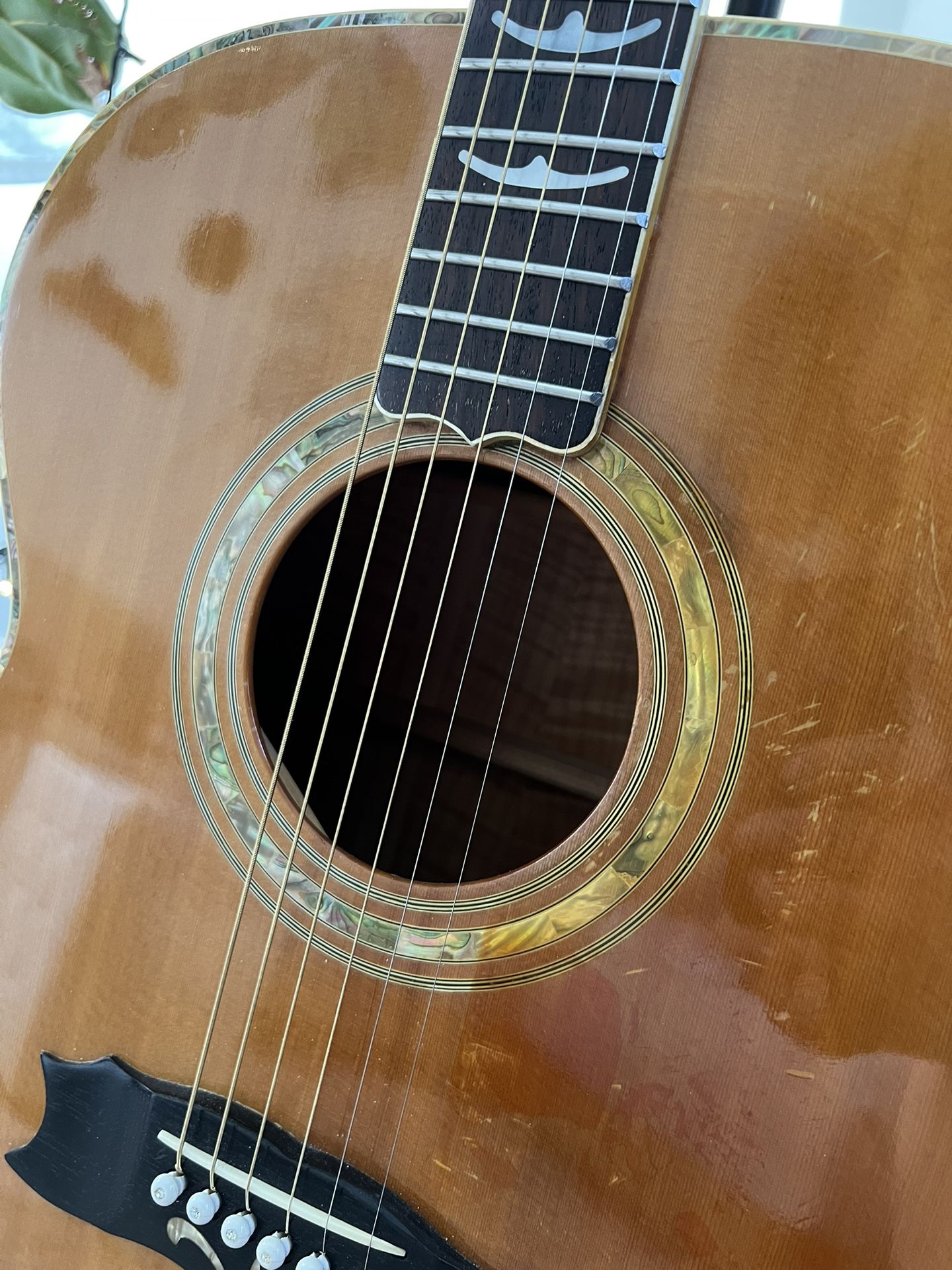 1970s Morales J 200 Acoustic Guitar Made In Japan