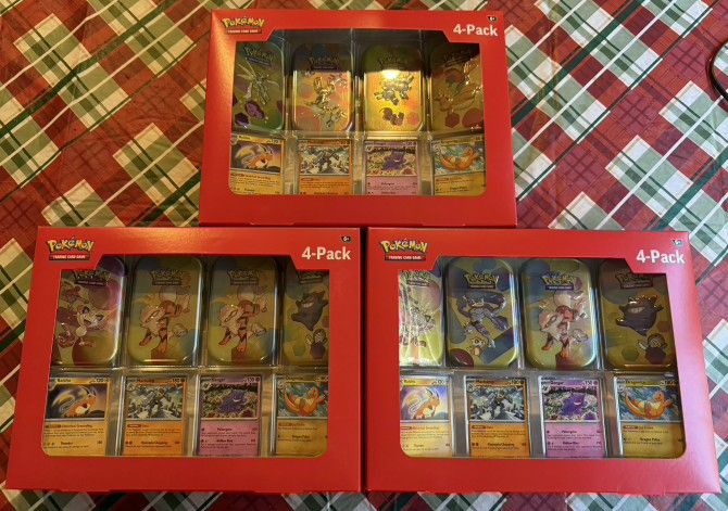 151 (4 Mini Tins + 4 Promo Cards Bundle) - SV: Scarlet & Violet 151