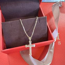 14 kit gold cross necklace