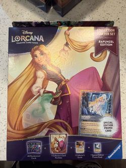 Qty 4 Disney Lorcana TCG Rapunzel Collection Starter Set Kit