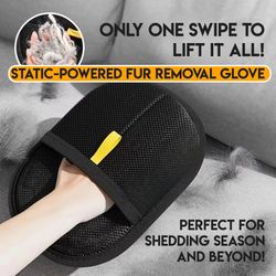 Professional-Grade Grooming Glove for Cats & Dogs