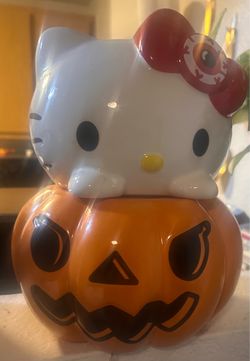 Hello Kitty Halloween Cookie Jar