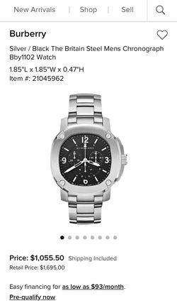 Men’s Burberry Chronograph Watch