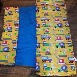 New Boys Toddler Trucks Sleeping Mat Blanket