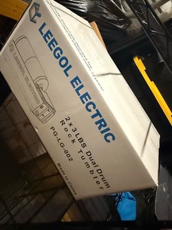 Leegol Electric 2x3 LBS Dual Drum Rock Tumbler