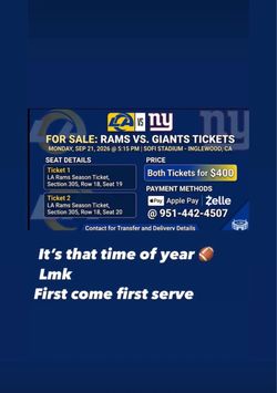 Rams tickets