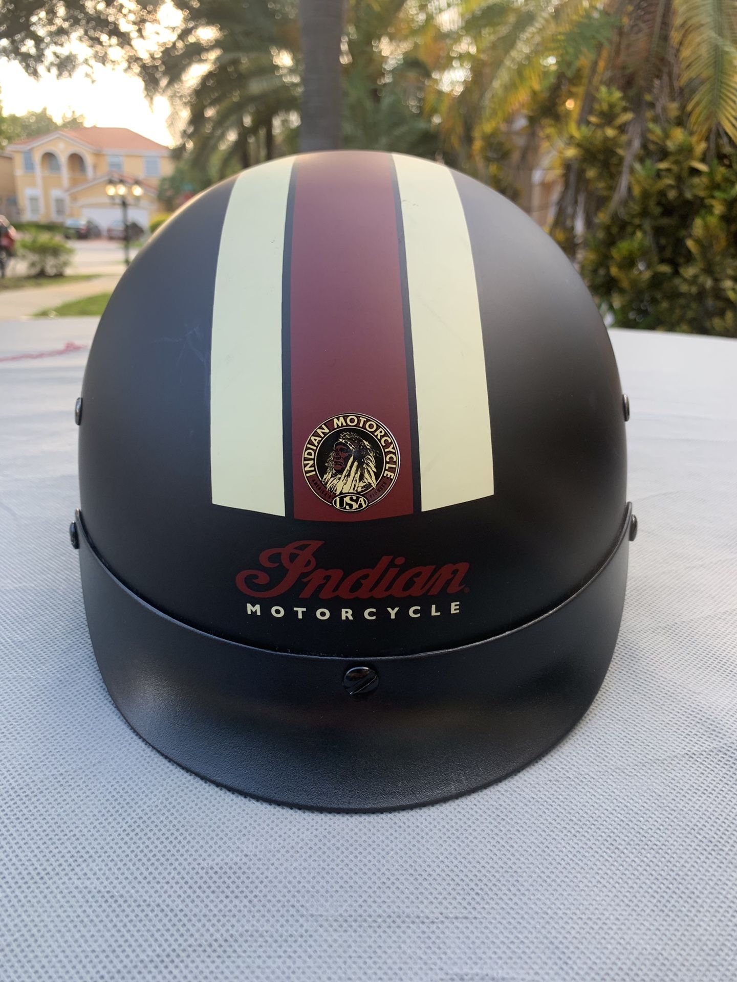 Indian Motorcycle Helmet (LIKE NEW)