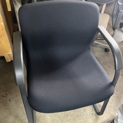 Black Waiting Room Office Chair