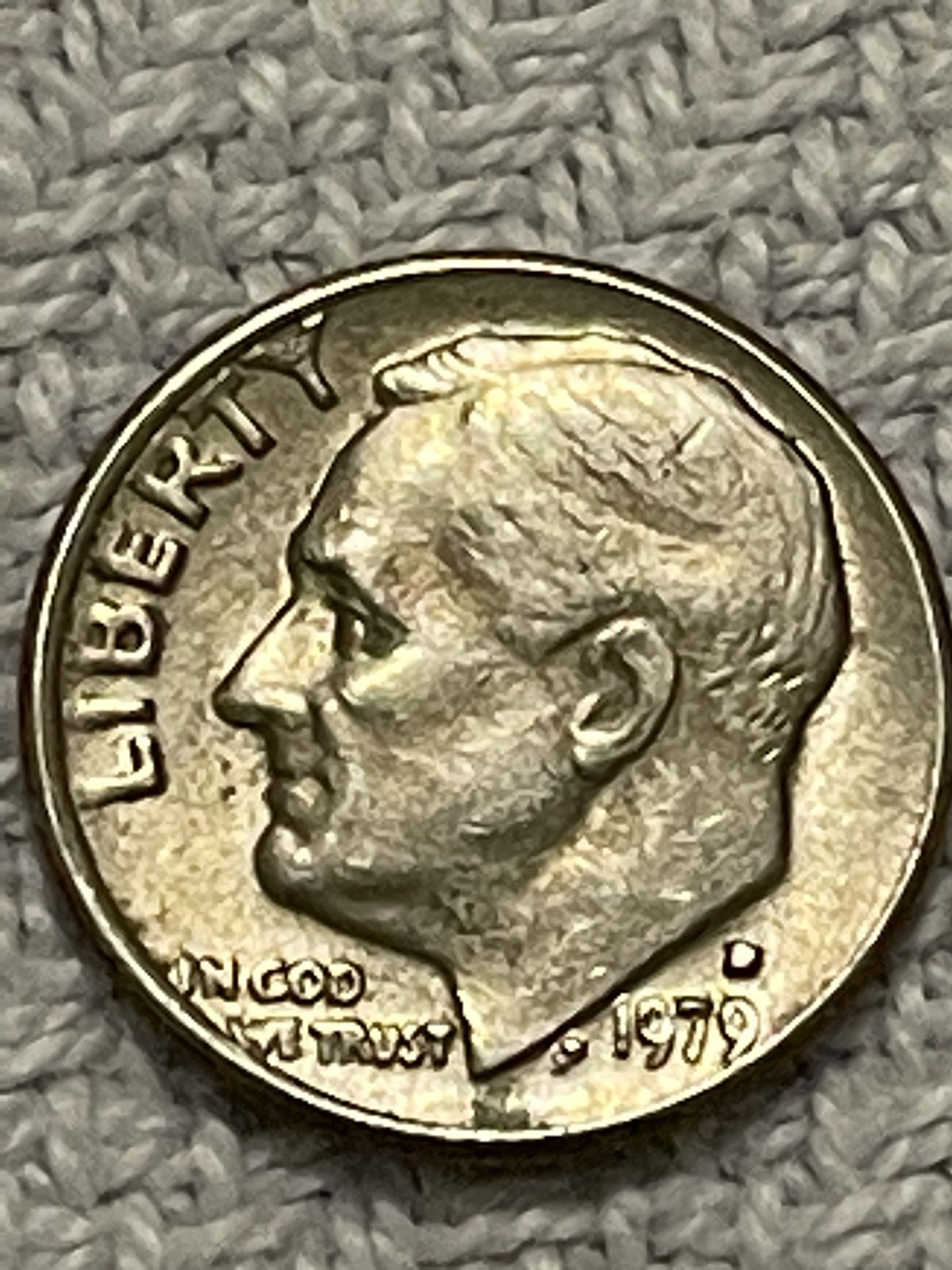 1979 D Roosevelt Dime Error