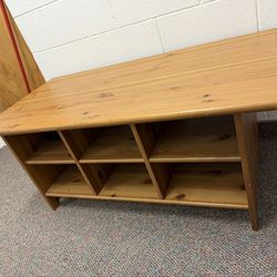 Coffee Table With Storage Cubbies