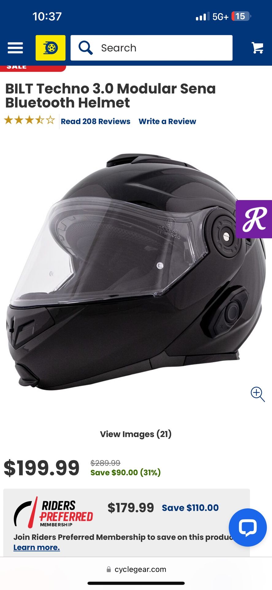 Bilt Brand New Motorcycle Helmet