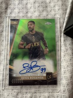 LA FC Dennis Bouanga Topps Chrome Auto /99