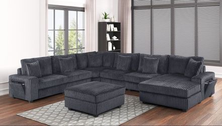 Bazoka Charcoal 7pc Sectional 🚛😎✅👏🏻🔥🔥