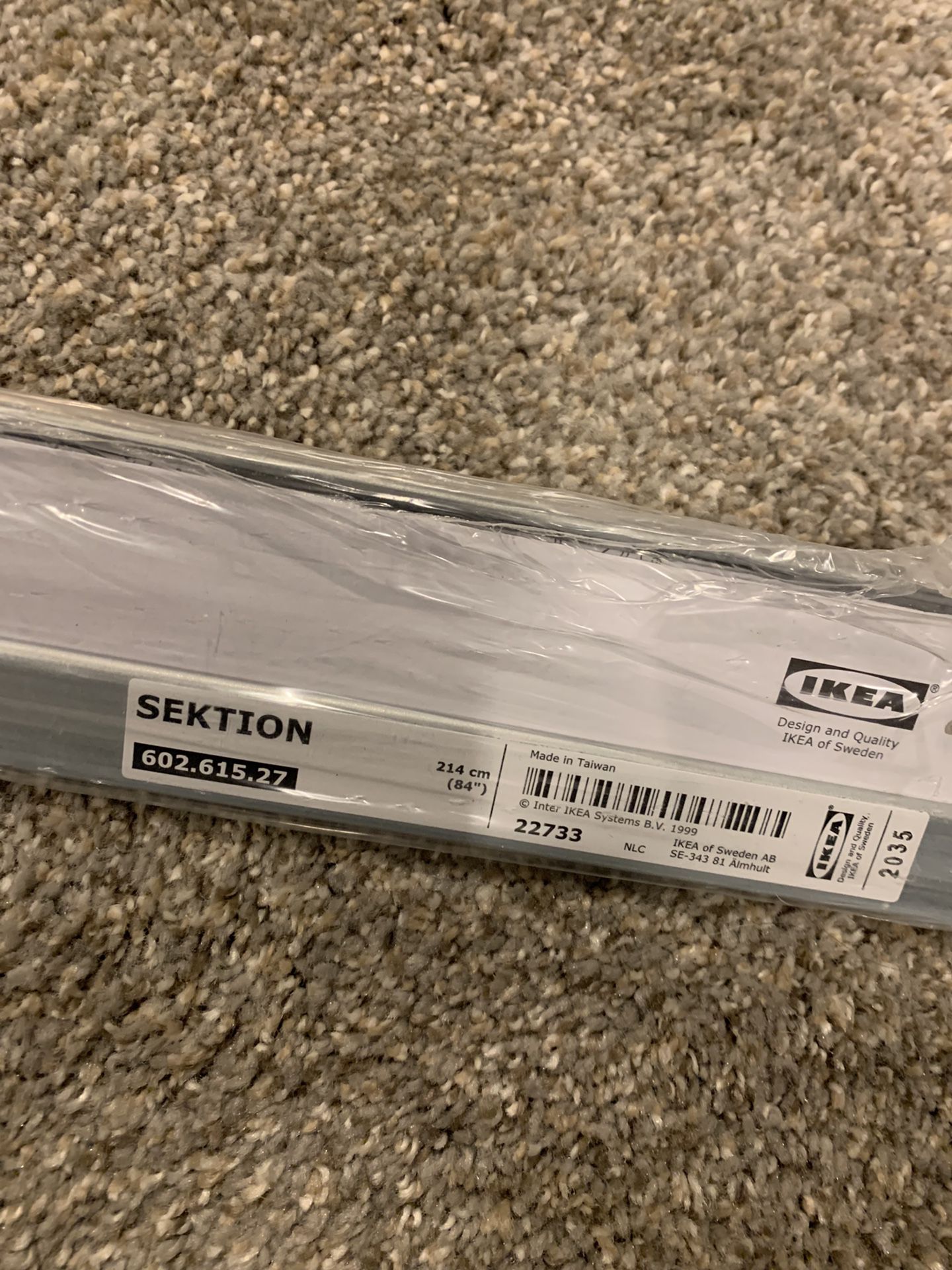SEKTION Suspension rail, galvanized - IKEA