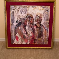Vintage Sisters Of The East Print By Marta Gottfried - In Frame