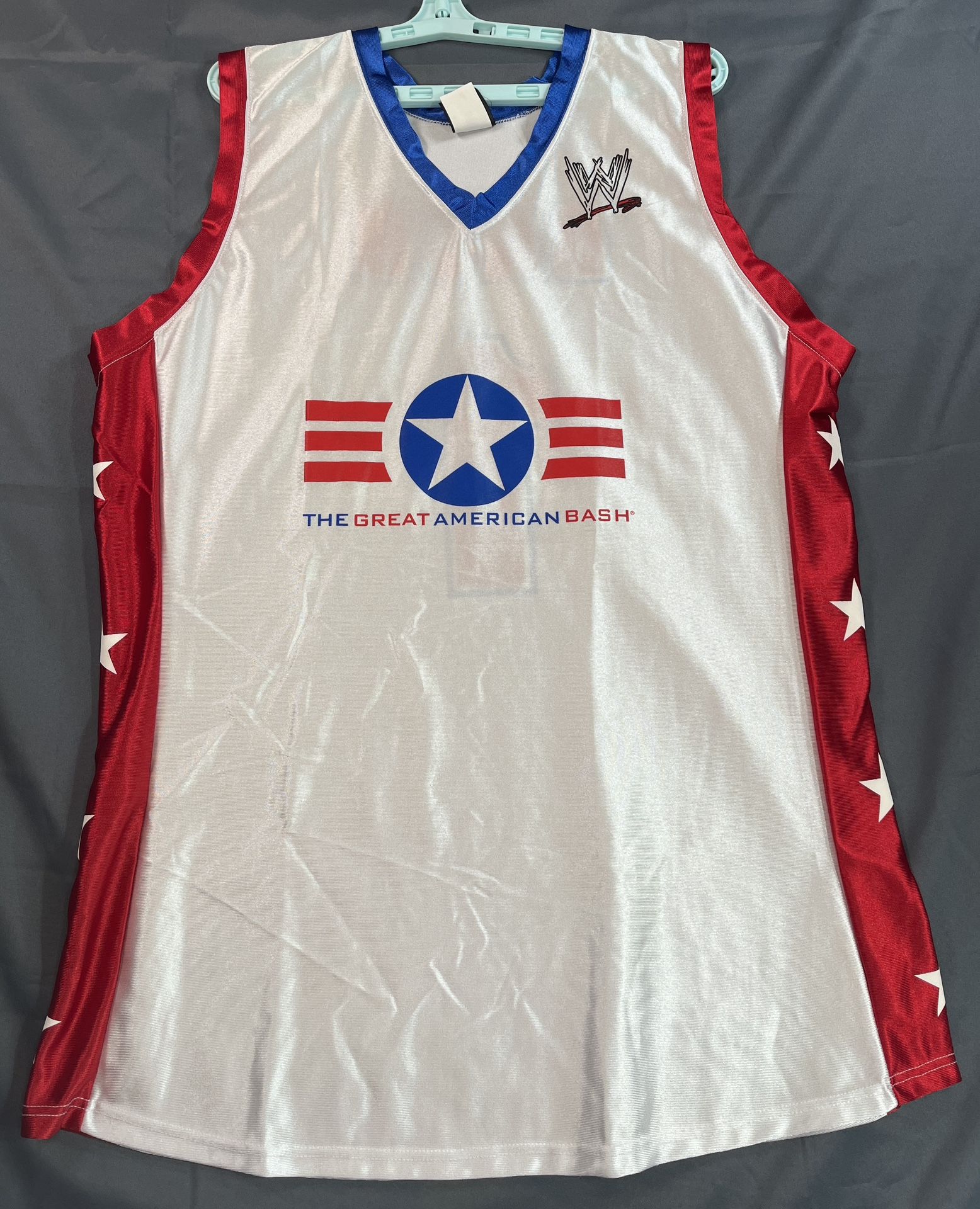 WWE The Great American Bash Jersey Tank Vintage Stars Flag Mens XL Authentic