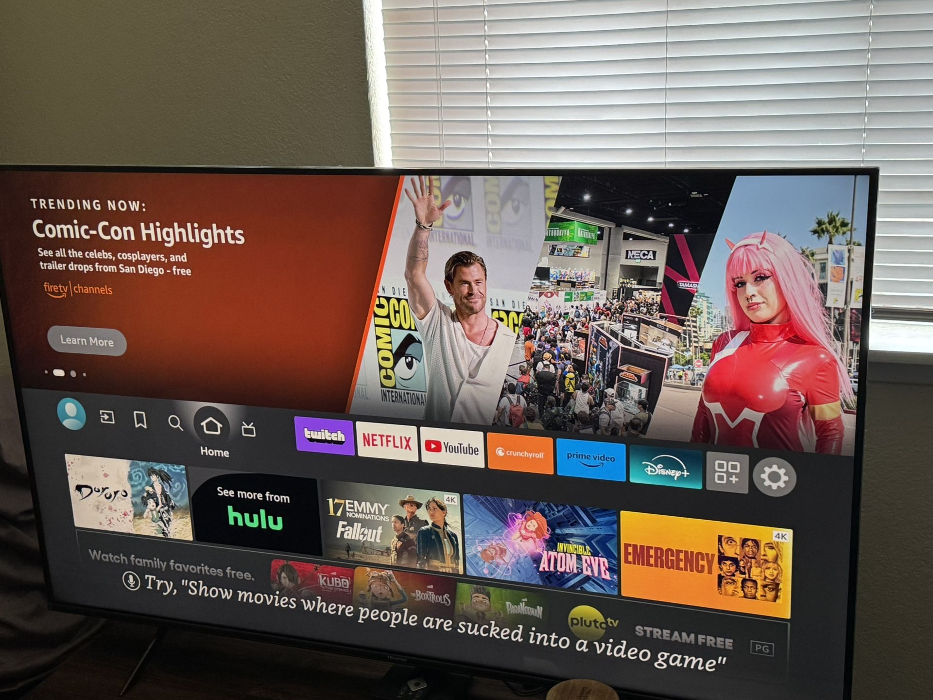 Hisense 58-Inch Class U6HF Series ULED 4K UHD Smart Fire TV