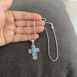 Silver Chain With Pendant 