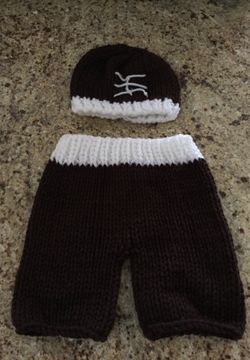 Football outfit for newborn baby