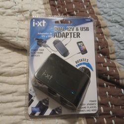 I-xt Dual 12 V & USB Adapter #10908