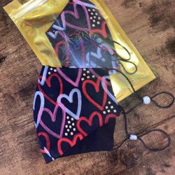 Heart Face Masks With Filter Opening | Porterville 