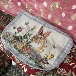 Easter Rug With Cute Bunny