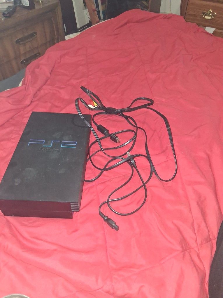 PS2 With all Cords.