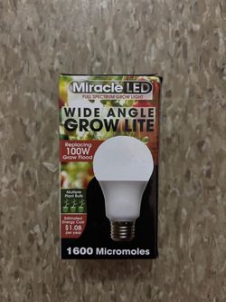 Miracle LED Full Spectrum Wide Angle Grow Light Bulb