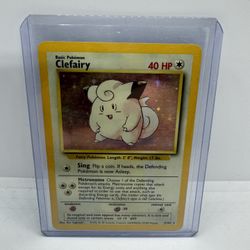 Clefairy Holographic Pokémon Card