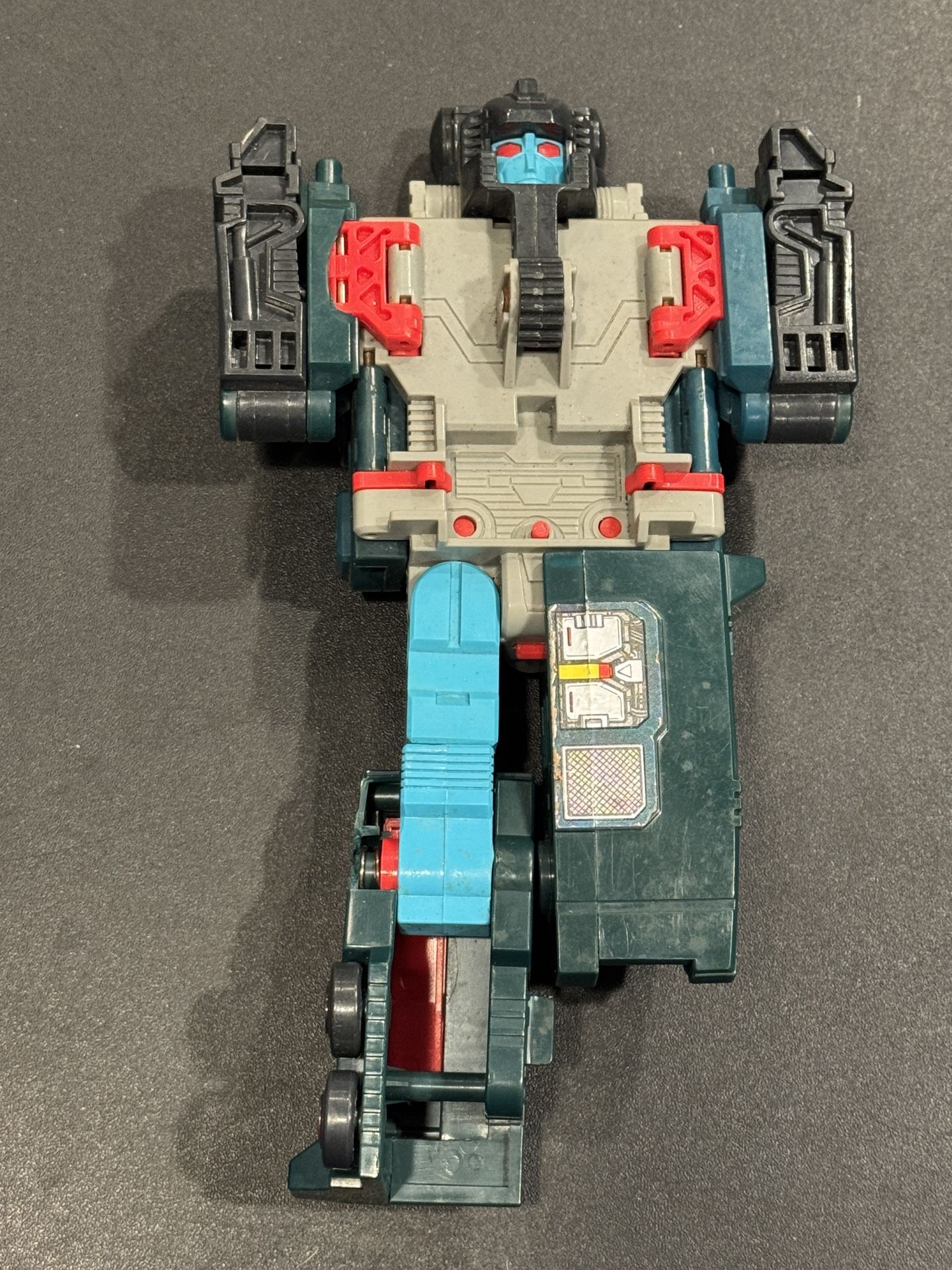 Transformers 1988 Vintage Hasbro G1 Double Dealer Powermasters Broken! Both feet joints broken, sold for parts/repair