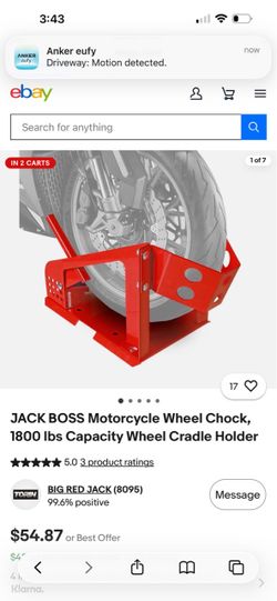 Motorcycle Wheel chocks