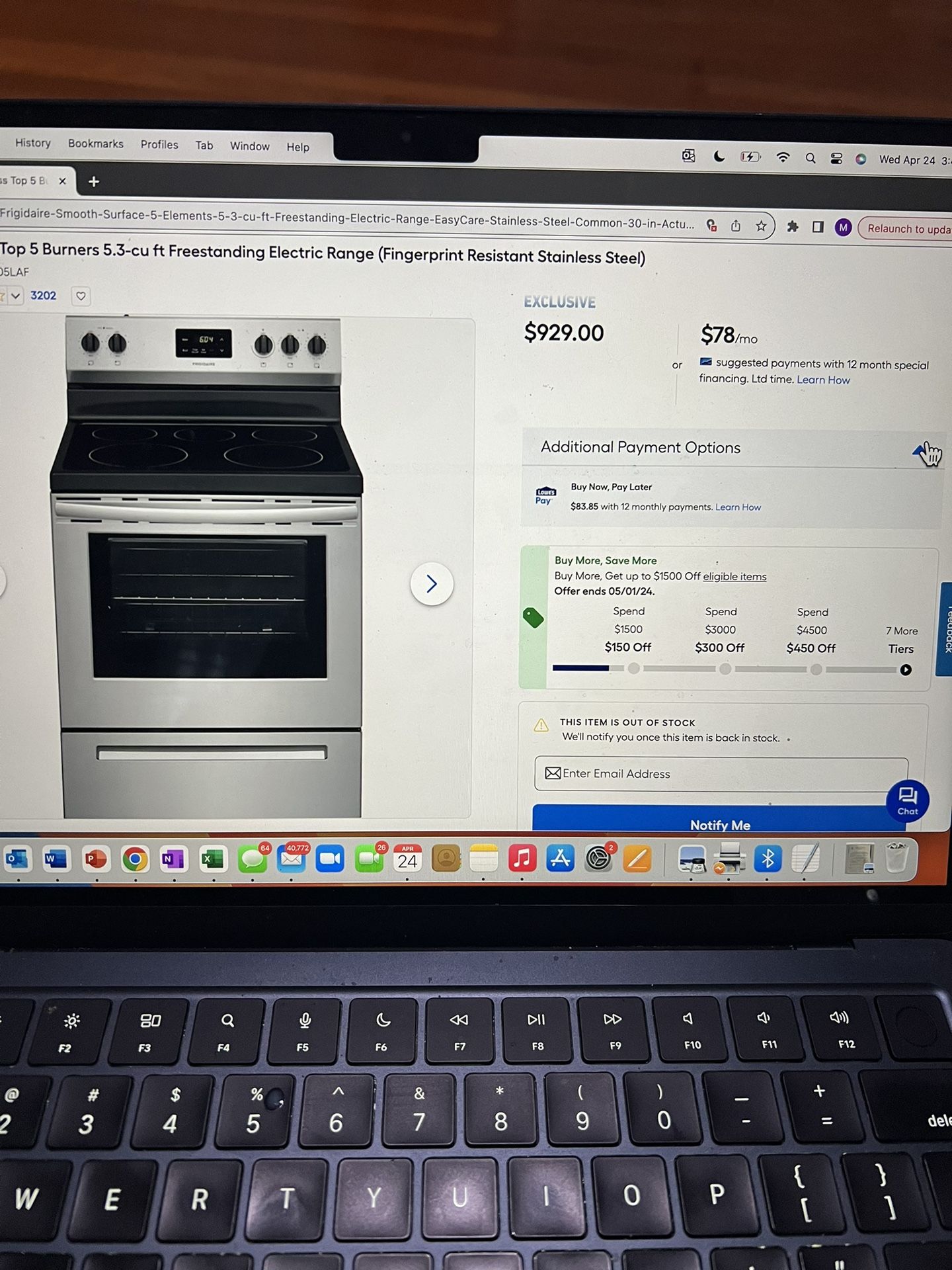 Electric Stovetop/Oven