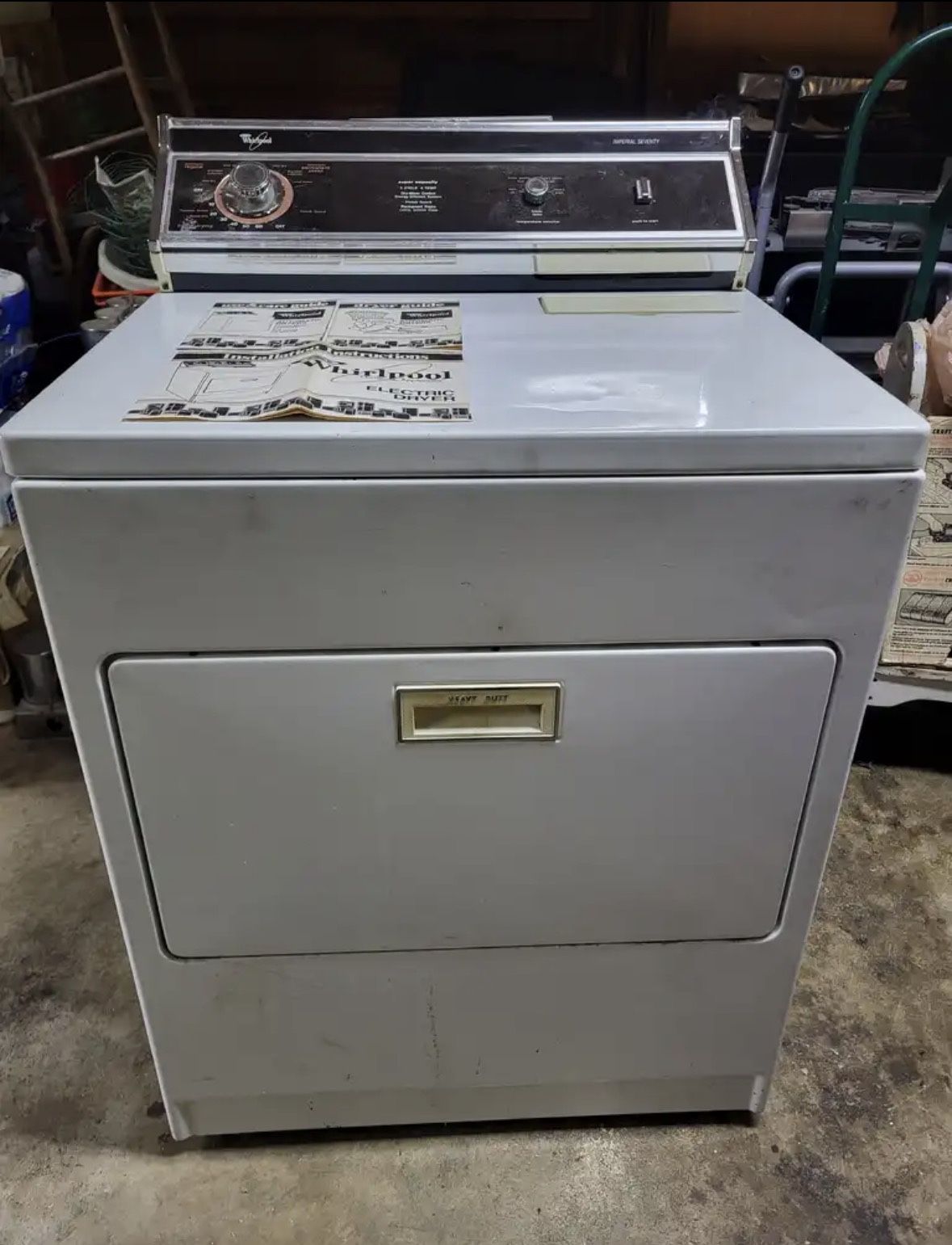 Vintage Whirlpool Dryer