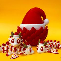 Articulating Candy Cane Dragon 