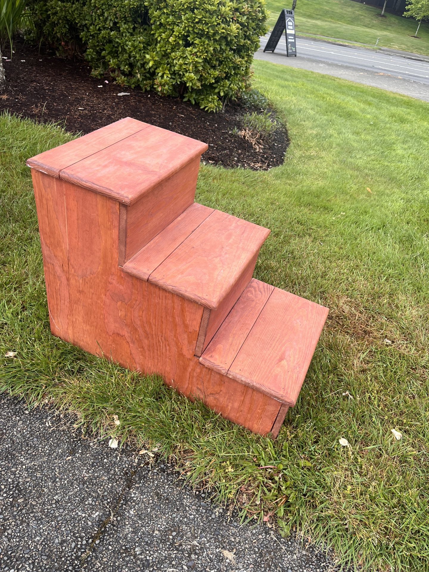 Wooden Dog steps