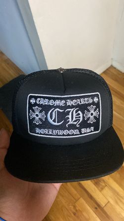 Chrome heart trucker hat