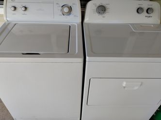 Set Whirlpool washer and electric dryer extra large capacity Heavy duty