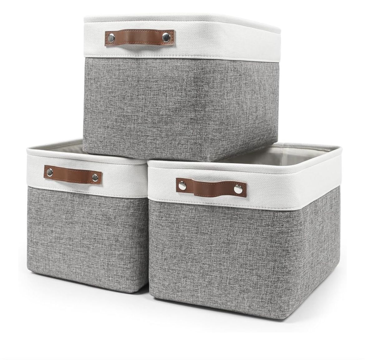 Fabric Storage Bins (Set of 3)