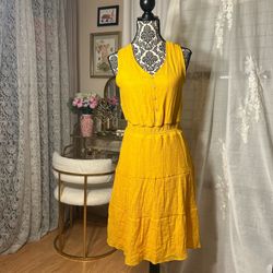 Mustard Yellow Dress Size  PM