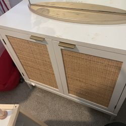 Amazon White Cabinet Rattan 
